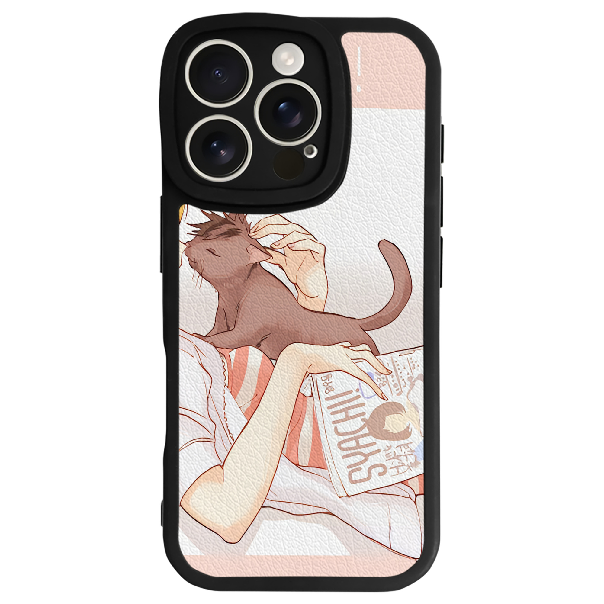 （画像用） ハイキュー!! Haikyu!! 【iPhone 16シリーズ対応】シリコンスマホケース（レザー調） 材質：シリコン